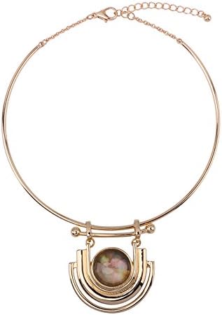 FIFLION Metal Vintage Choker Ladies Love Chokers Fashion Pendant Necklaces For Women Jewelry Ethnic