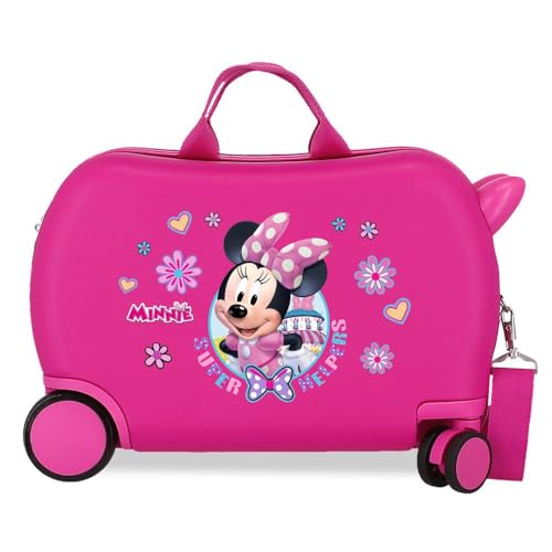 Minnie Helpers Bagagli- Bagagli per bambini Bambine e ragazze Fucsia