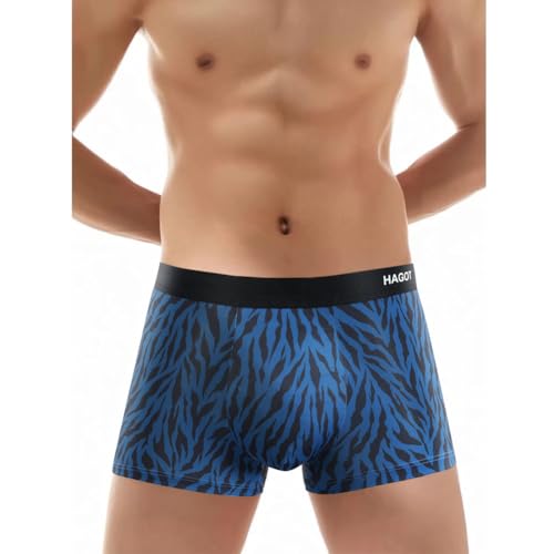 HAGOT 3/5/6 Pack Men's Boxer Shorts, Cotton Underwear, Soft and Stretchy
