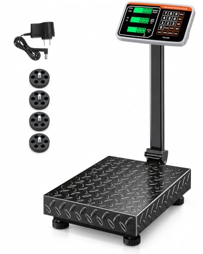 YONCON Industrial Shipping Scale for Packages, 660 lb/0.1lb Platform Scale at Amazon