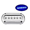 Pactrade-Marine-Super-Bright-SS316-LED-Underwater-Light-Boat-6-LED-14W-Blue