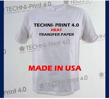 Amazon.com: Laser Iron on Transfer Paper Techni-print 4.0 5 Pack: Office Products