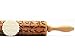 Wooden Laser Engraved Rolling Pin with Cats Pattern for Embossed Cookies