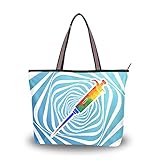 Stylish Watercolor Pipettor Women's Tote Bag -PTNo1