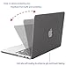 MOSISO Compatible with MacBook Pro 13 inch Case 2015 2014 2013 end 2012 Older Version (Models: A1502 & A1425) with Retina Display, Protective Plastic Hard Shell Case Cover, Gray
