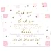 Paper Clever Party Pink and Gold Baby Shower Thank You Postcards (15 Pack) Twinkle Little Star Notecards Only - Eco-friendly Postal Note with Message from Girls – Royal Princess– Printed 4x6