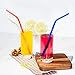 LIFNY 12Pcs REGULAR SIZE Silicone Straws Reusable Straws for 30&20 OZ Yeti/Rtic/Ozark Tumblers + 6Pcs Brushes+ 1 Linen Pouch