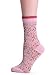 Field4U 5 Pairs Colorful Patterned Crew Socks - Cherry