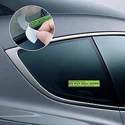 FOSHIO 100pcs/roll "DO NOT ROLL Down " Automotive