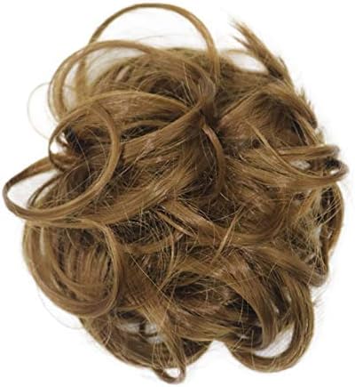 Hair Scrunchies，Malltop Shawn Women's Curly Messy Bun Hair Twirl Piece Scrunchie Wigs Extensions Hairdressing That Look Like Hair Hair Scrunchies (Multicolor H)