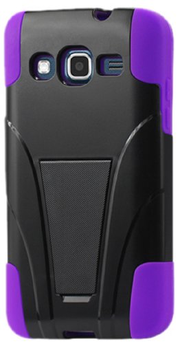 Reiko Silicon Case/Protector Cover for Samsung ATIV S Neo - Non-Retail Packaging - Purple/Black