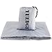 YUEDGE Travel and Camping Sheet Sleeping Bag Liner Compact Sleep Bag and Sack for Travel, Youth Hostel, Picnic, Plane, Train(Silver White)