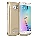 S6 Battery Case,External Battery Case 4200mAh Portable Backup Battery Charger Cover Case Pack Compatible with Samsung Galaxy S6 Rechargeable Extended Power Bank Case(Gold)