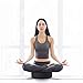 REEHUT Zafu Yoga Meditation Cushion, Round Meditation Pillow Filled with Buckwheat, Zippered Organic Cotton Cover, Machine Washable - 4 Colors and 3 Sizes (Black, 16