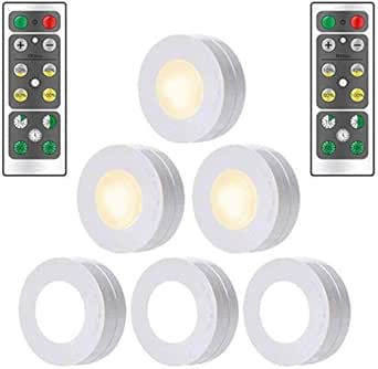 Luz nocturna LED inalámbrica portátil mando a distancia alimentado por