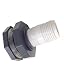 Van Enterprises 3/4" Bulkhead Fitting with Garden Hose Adapter Kit for Rain Barrels, Aquariums, Water Tanks, Tubs, Ponds