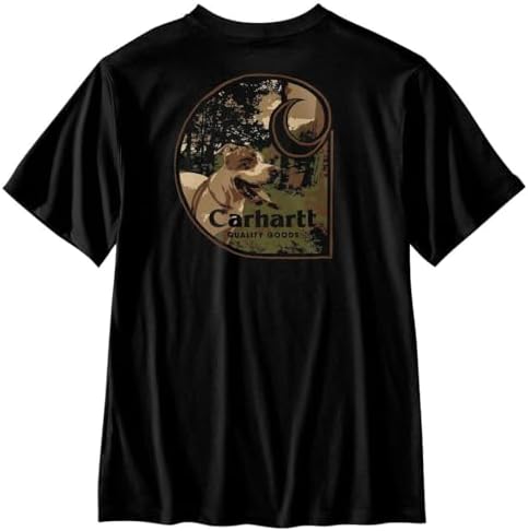 Carhartt Men's Loose Fit Heavyweight Long-Sleeve Pocket Deer