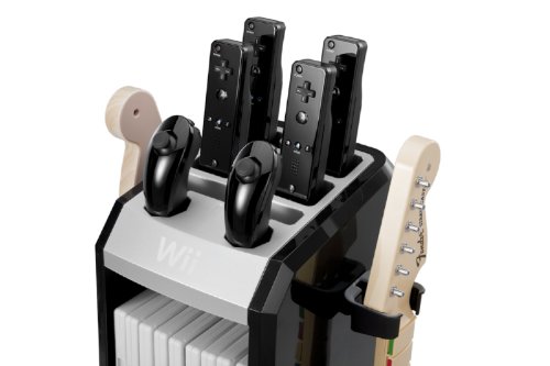 LevelUp Wii Factor Game Storage Tower, Black