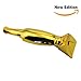 Straw Vacuum Style - Novelty Gag Gift Straw Gold Tube - Metal Straw (Gold)