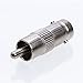 Cctv4Less BNC Female to RCA Male Adapter Straight Connector for CCTV Security Camera Systems (10)