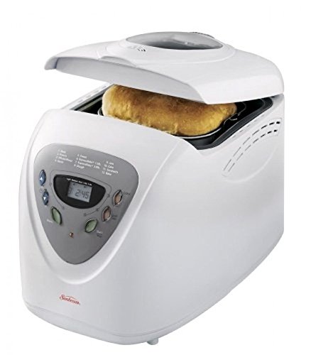2-Pound Programmable Breadmaker, Sunbeam 5891, White, New