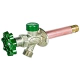 Prier C-144D08 Frost Free Anti-Siphon Outdoor Wall Hydrant, 8-Inch