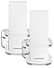 MYRIANN Wall Mount Bracket Wall Mount Stand Holder(2 Pack) for Linksys Velop Tri-Band Whole Home WiFi Mesh System,Clear
