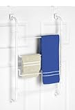 Whitmor Over The Door Towel Rack, White (Kitchen)