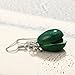 Hatoys Miniature Food Green Avocado Friendship Jewelry Earrings (Green)
