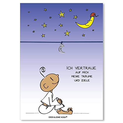 Der Kleine Yogi: Wish Bracelet - Ich Vertraue Auf Mich Meine Träume Und Ziele (English Language Not Guaranteed) blue