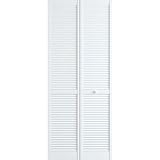 Classic Louver/Louver Bifold, White, 24" x 80" x