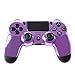 Chrome Purple Replacement Housing Front Shell Case Cover Compatible for PlayStation 4 PS4 Controller