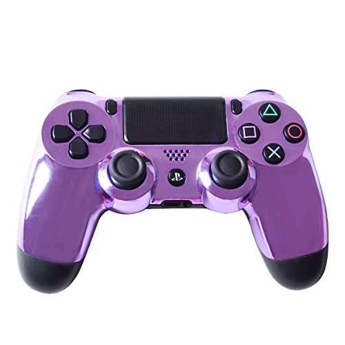 Controller Front Shell for PS4 Controller - Case for the PS4 Controller Dualshock 4 Front Shell Replacement - Custom Cool PS4 Controller Shell Case Cover PS4 Controller Shells - Chrome Purple