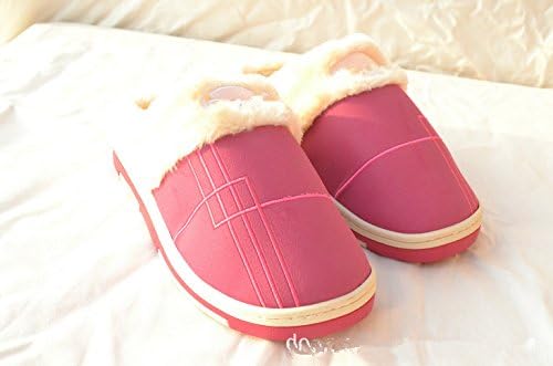 Kkika Indoor Home Slippers Cozy Cotton Massage Slipper Health Natural Cobblestone Plantar Acupoint Massage Shoes For Women Color Red (Size 6-7)