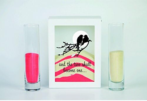 Sand Ceremony Set, And the Two Shall Become One, Shadow Box Wedding, Vow Renewal, Unity Sand Ceremony Set, Beach Wedding Decor, Unity Candle Set, Destination Wedding