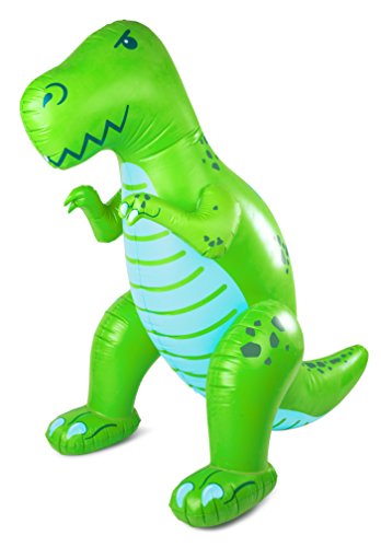 BigMouth Inc. Ginormous Inflatable Green Dinosaur Yard Summer Sprinkler, Stands Over 6 Feet Tall, Perfect for Summer Fun