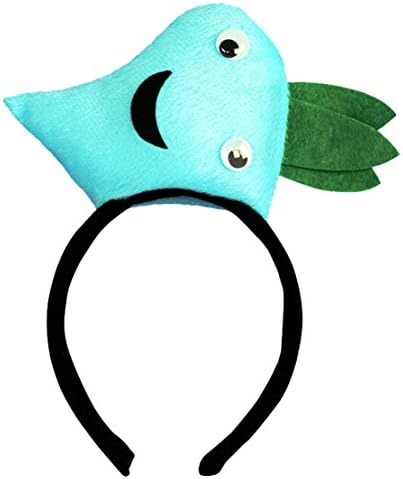 Tfoddy Cosplay Party Dress Headband,Cartoon Vegetable (Blue Carrot)