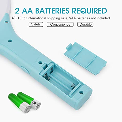 mafiti Electric Fly Swatter Fly Killer Bug Zapper Racket for Indoor and