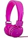 Polaroid PHP8500PK Stereo Headphones with Microphone, Fordable, Tangle-Proof, Compatible with All Devices