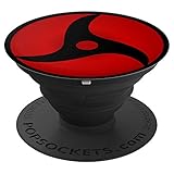 Itachi mangekyou sharingan eye design & shinobi ninja - PopSockets Grip and Stand for Phones and Tablets