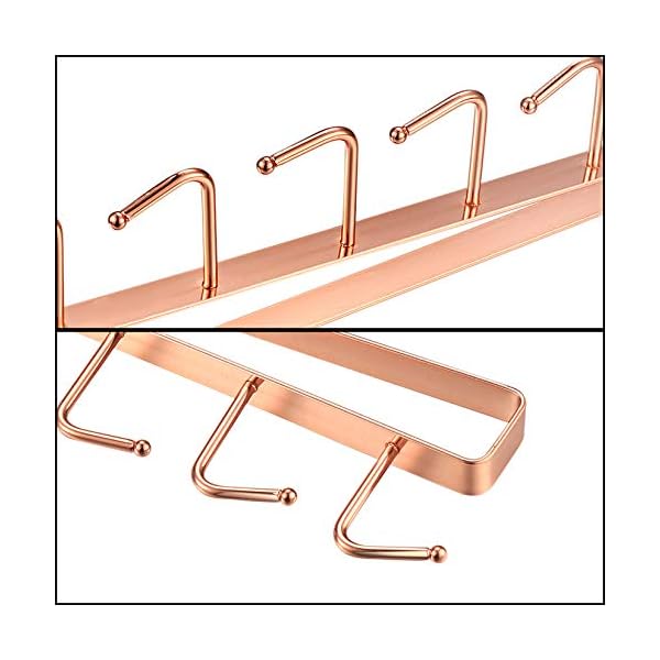 Tea-Cup-Mug-Trees-Hooks-Holder-Under-Cabinet-Hanger-Rack-Cupboard-Organizers-Hanging-Shelf-Kitchen-Storage-Organisation-for-Home-Hooks Xiaheipi Tea Cup Mug Trees Hooks Holder, Under Cabinet Hanger Rack, Cupboard Organizers Hanging Shelf, Kitchen Storage…