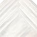 Q.T. Bamboo Men's Soft Bamboo Classic White Handkerchief (6 Pack, White)