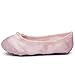 MSMAX Ballet Shoes for Girls Toddler Shoes Natural Dance Slippers for Wedding 10 M US Toddler