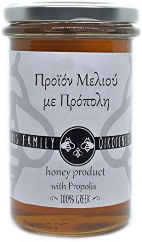 Alabasinis Family Greek Honey Spread with Propolis, 400 g