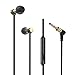 Q-YEE Wired Headphones, Ergonomic in-Ear Earbuds Stereo Wired Earphones with Microphone (Gold)thumb 1