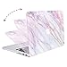 MOSISO Compatible with MacBook Pro 13 inch Case 2015 2014 2013 end 2012 A1502 A1425 with Retina Display, Protective Plastic Pattern Hard Shell Case & Keyboard Cover & Screen Protector, Pink Marble