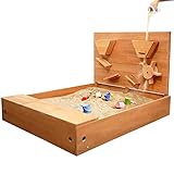 Jugader Sandbox with Cover, Sand Wall, Bottom