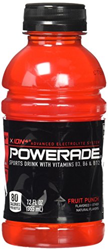 Powerade Fruit punch plastic 12floz #2 (049000069143)