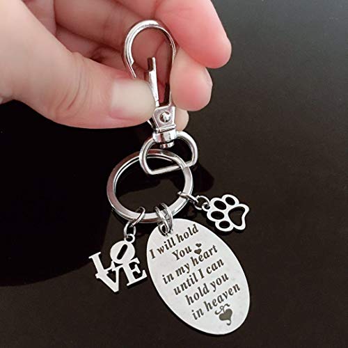 4 Memorial+Keychain+Personalized+Stamped+Sympathy