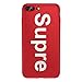 iPhone 7 Plus Case,AICase Ultra Thin Lightweight Supre Fashion Full Body Coverage Protection Soft PC [Dual Layer][Slim Fit] Case with Tempered Glass Screen Protector for Apple iPhone 7 Plus (Red)